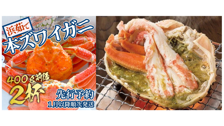 20241226ふるさと納税にズワイガニ登場