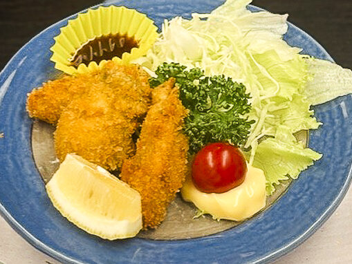 吉田家　おすすめの一品　カキフライ