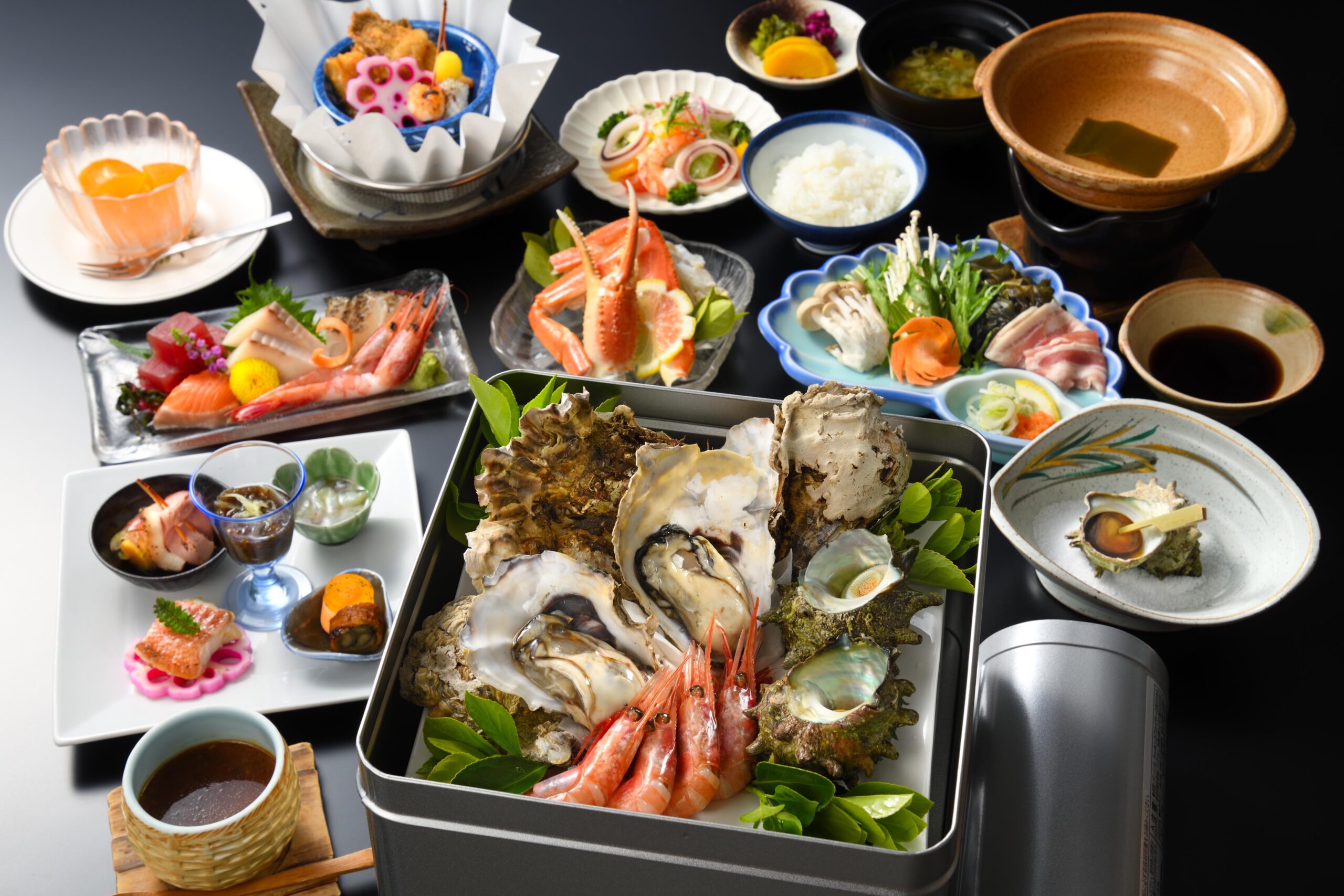 SADO二ツ亀ビューホテル／2026＿3月漁師焼き懐石プラン（漁師焼き）